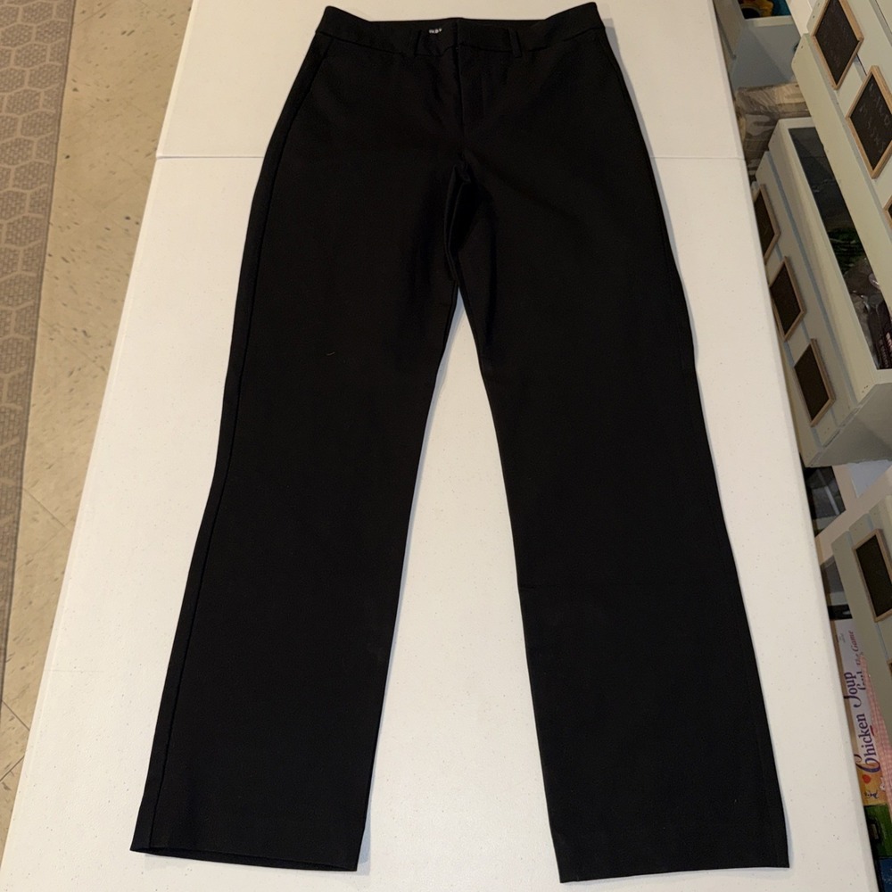 Womens Old Navy High Rise Pixie Secret Smooth Pocket Dress‎ Pants Size 10 Black